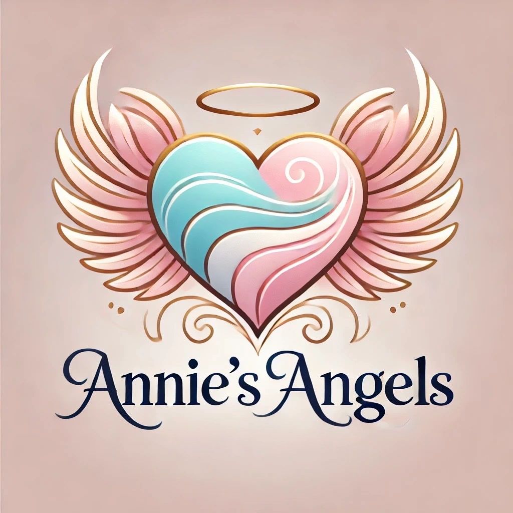 Annie's Angels angelic heart logo